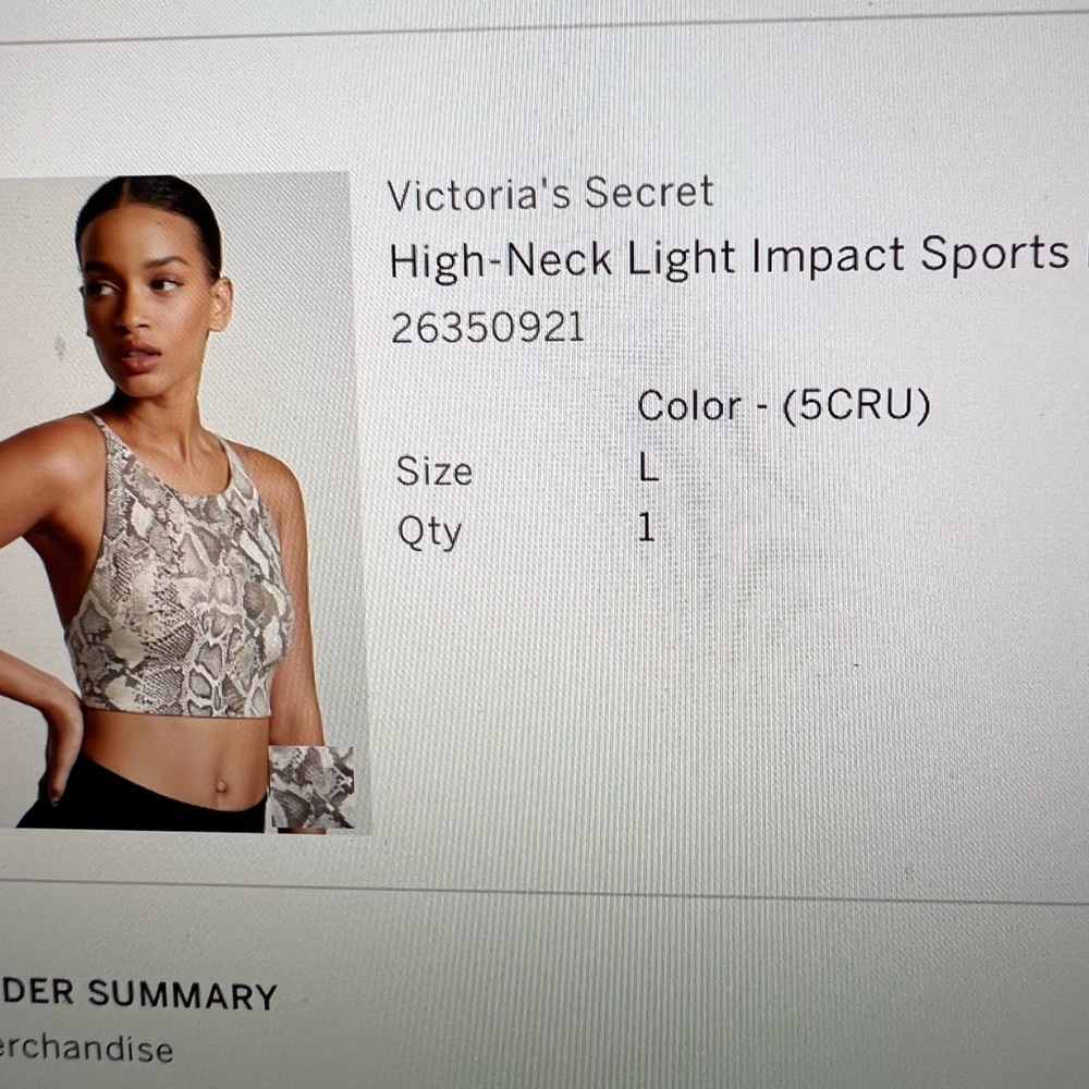 Snakeskin sports bra